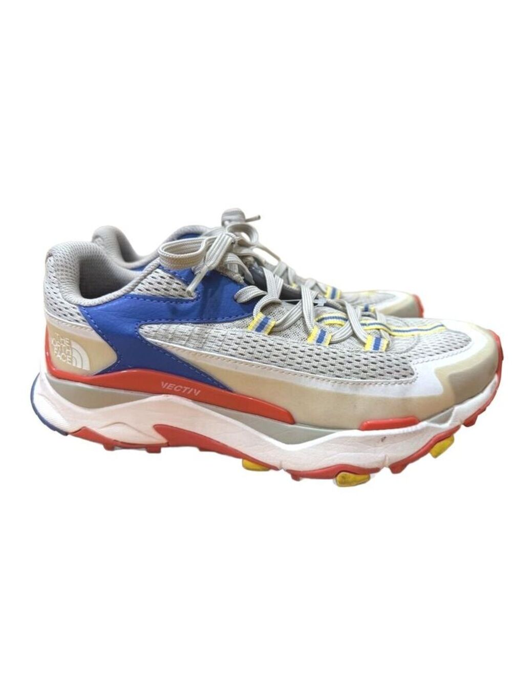 The North Face VECTIV Taraval Women’s 8.5 Gray Blue Trail Running Shoes Sneakers
